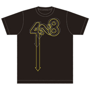 428WIRE Tシャツ ブラック×イエロー Mサイズ