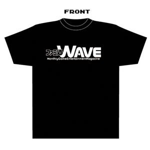 ファミ通WAVE Tシャツ:logo ブラック/Sサイズ