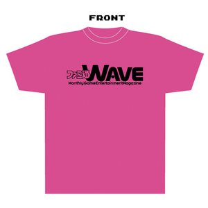 ファミ通WAVE Tシャツ:logo ピンク/Sサイズ