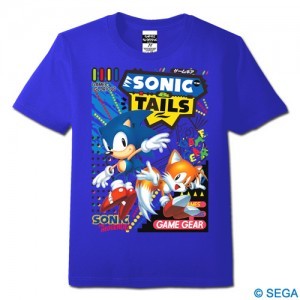 GameGear x SONIC & TAILS  Tシャツ (限定カラー・ソニックブルー)     Lサイズ