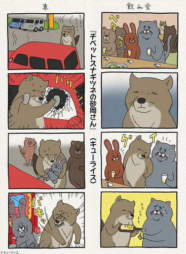 チベットスナギツネの砂岡さん エビテン