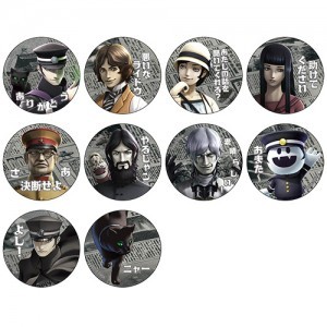【RAIDOU Remastered: 超力兵団奇譚】 トレーディングヒトコト缶バッジ