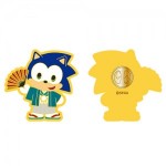 『SONIC & FRIENDS』和装シリーズ〜冬のおでかけ〜 ピンバッジ ＜ソニック＞