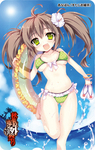 秋葉原電気外祭り 2011 Summer テレホンカード あなぽん（すたじお緑茶）
