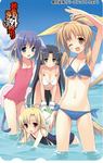秋葉原電気外祭り 2011 Summer テレホンカード 三日月モ（パープルソフトウェア）