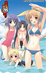 秋葉原電気外祭り 2011 Summer テレホンカード 三日月モ（パープルソフトウェア）