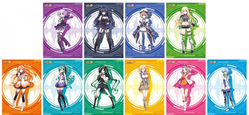ネプテューヌ 「ブイブイブイテューヌ」A4マルチクロス 全種類セット ブイブイブイテューヌ』A4マルチクロス 8,リヒト｜エビテン