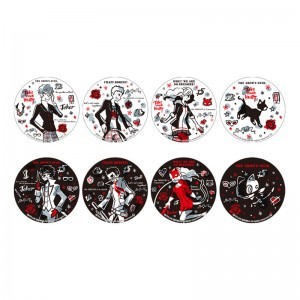 PERSONA5 Design Produced by Sanrio  ふぉーちゅん☆缶バッジ Cool Ver.（BOX)