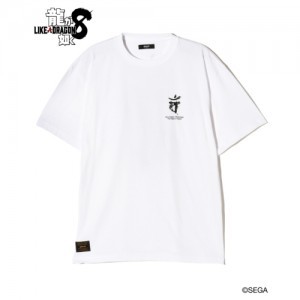 【龍が如く8 × glamb】Kazuma Kiryu T-shirts White L