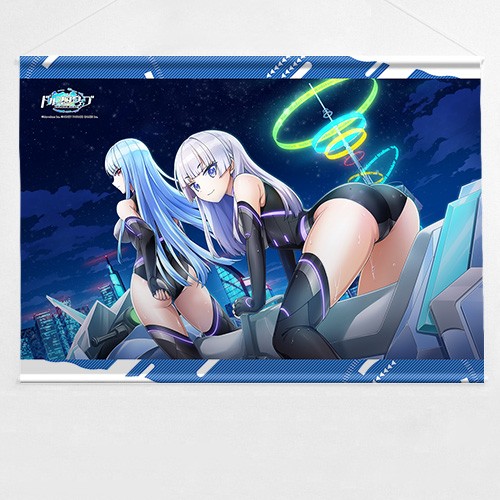 新しいスタイル ドルフィンウェーブ』B2タペストリー（永雪 氷織＆シュネー 絵画