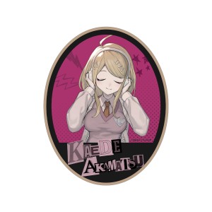 ダンガンロンパシリーズ lackさんイラスト 赤松 楓 ヘッドフォンver. ダイカットステッカー