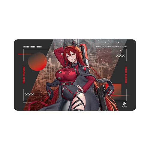 韓国限定　勝利の女神NIKKE レッドフード　デスクマット ストア限定】＜韓国輸入商品＞NIKKE デスクマット ラピ：レッド