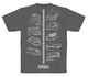 「セガ ハード コレクション」Tシャツ 2013カラー【セガストア2013年末大感謝祭】 Lサイズ