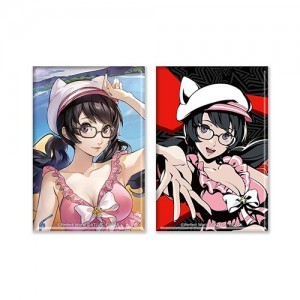ペルソナ5: The Phantom X スクエア缶バッジ2種セット 朋子・ピーチサマー
