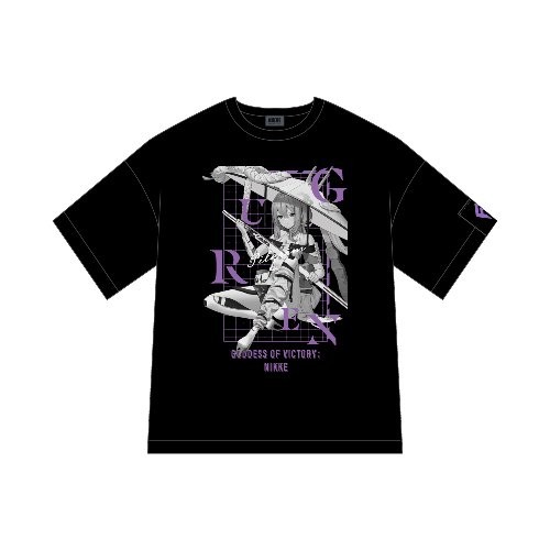 勝利の女神 NIKKE ニケ Tシャツ 韓国限定　OLDTALES XXLサイズ NIKKE Tシャツ 紅蓮 サイズ：L｜エビテン