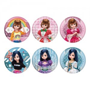 オシャレ魔女 ラブ and ベリー × リカちゃん 缶バッジコレクション【単品】