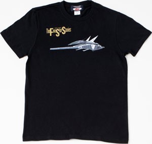 October Beast×「ファイブスター物語」Tシャツ（BLACK） L