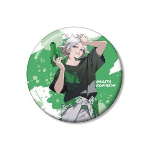 ダンガンロンパシリーズ さくしゃ2さんイラスト 狛枝凪斗 ペイントスタイルver. 100mm缶バッジ