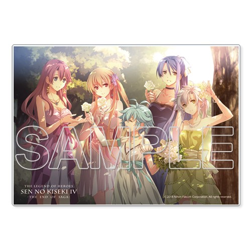 閃の軌跡IV』デスクインテリアプレートB 《幸せの花》｜エビテン