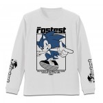 ソニック・ザ・ヘッジホッグ 袖リブロングスリーブTシャツ/WHITE-L