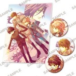 【フェア第一弾特典対象】「今日からマ王！」シリーズ　アクリルパネル&缶バッジセット ～ユーリ&コンラッド&ヴォルフラムB～