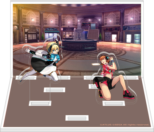 P3D＆P5D アクリルスタンドジオラマ アイギス＆岳羽 ゆかり