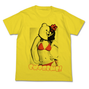 スーパーダンガンロンパ2 モノクマエクストリームTシャツ YELLOW Mサイズ 