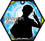 「機動戦士ガンダム00」ステンドグラスアートキーホルダー　グラハム・エーカー