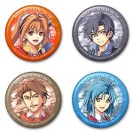 空の軌跡 the 1st メタリック缶バッジセット エステル＆ヨシュア＆カシウス＆ジョゼット