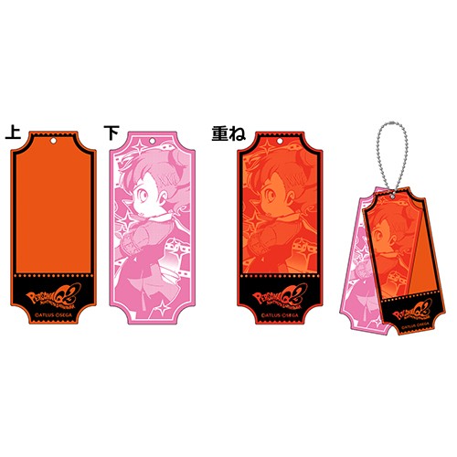 ペルソナQ2 ふぉーちゅん アクリルキーホルダー Vol.2 女主人公 ハム子 ペルソナQ2 ニューシネマ ラビリンス ふぉーちゅん☆アクリル