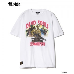 【龍が如く× glamb】Dead Souls T-shirt White L