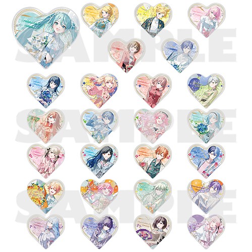 プロセカ 感謝祭 ハート型アクリルブロック 暁山瑞希 東雲絵名 プロセカ 暁山瑞希 感謝祭 ハート型アクリルブロック アクスタ