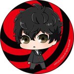 P5 - ペルソナ5 - カンバッジ 主人公　デフォルメver