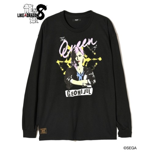 【龍が如く8 × glamb】Seonhee Long Sleeves T-shirt Black L