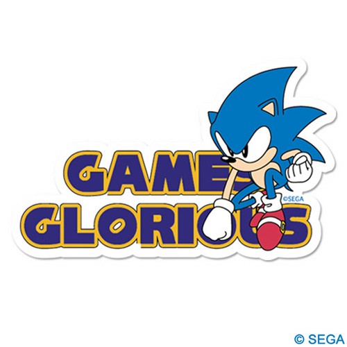 ソニック・ザ・ヘッジホッグ x GAMES GLORIOUS ステッカー｜エビテン