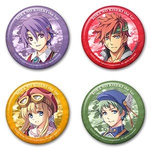 空の軌跡 the 1st メタリック缶バッジセット クローゼ＆アガット＆ティータ＆ユリア