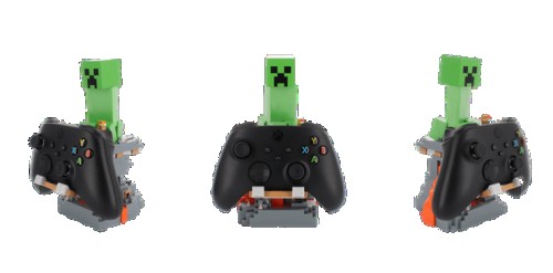 海外正規品クリーパー&スティーブコントローラースタンド ケーブルガイシリーズ Minecraf】