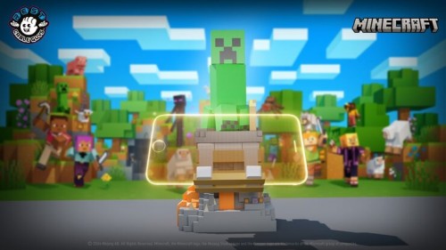 海外正規品クリーパー&スティーブコントローラースタンド ケーブルガイシリーズ Minecraf】
