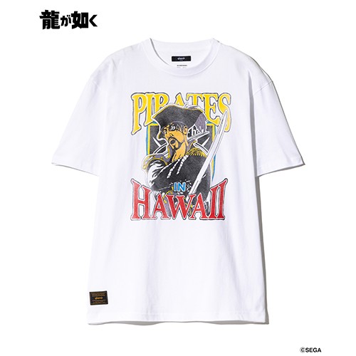 【龍が如く× glamb】Pirates in Hawaii T-shirt White L