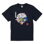 「和ソニック」品川景 御殿山図 Tシャツ XLサイズ