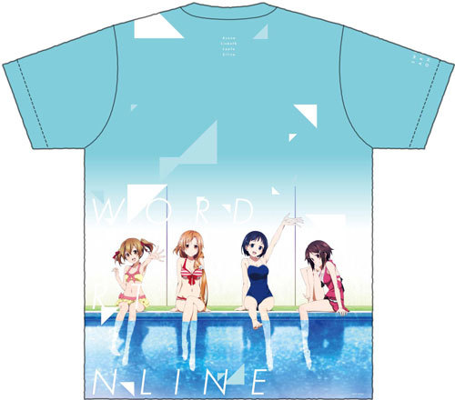 劇場版 ソードアート オンライン オーディナル スケール フルグラフィックtシャツ エビテン