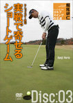堀尾研仁 ゴルフ上達DVD D.レッドベター直伝 ゴルフスイングの王道 DISC3 ：D.レッドベター直伝 実戦で寄せるショートゲーム