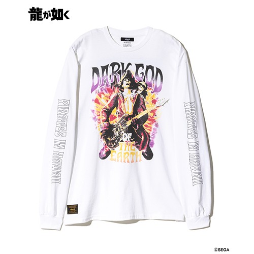 【龍が如く× glamb】Goro Majima Guitarist Cutsew White L