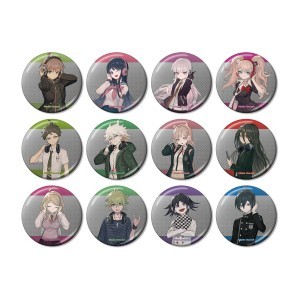 ダンガンロンパシリーズ lackさんイラスト ヘッドフォンver. トレーディングメタリック缶バッジ (単位/単品)