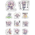 ネプテューヌシリーズ15周年記念グッズ　ねぷねぷフレークシール　ねぷスタンプver.A