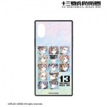 『十三機兵防衛圏』 集合 Ani-Art スクエア強化ガラスiPhoneケース （対象機種／iPhone 14 Plus）
