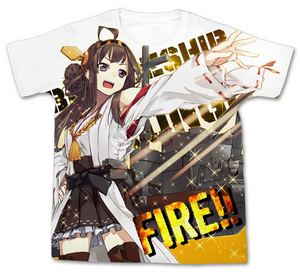 金剛フルグラフィックTシャツ 艦隊これくしょん〜艦これ〜 WHITE-L