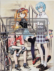 貞本義行「新世紀エヴァンゲリオン」F6キャンバスアート B　