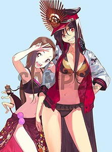 「ぐだぐだエース」pakoイラスト B2タペストリー＜織田家 in Summer＞