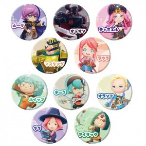 『ファンタジーライフi グルグルの竜と時をぬすむ少女』 仲間キャラクタートレーディング缶バッジ Vol.2 単品